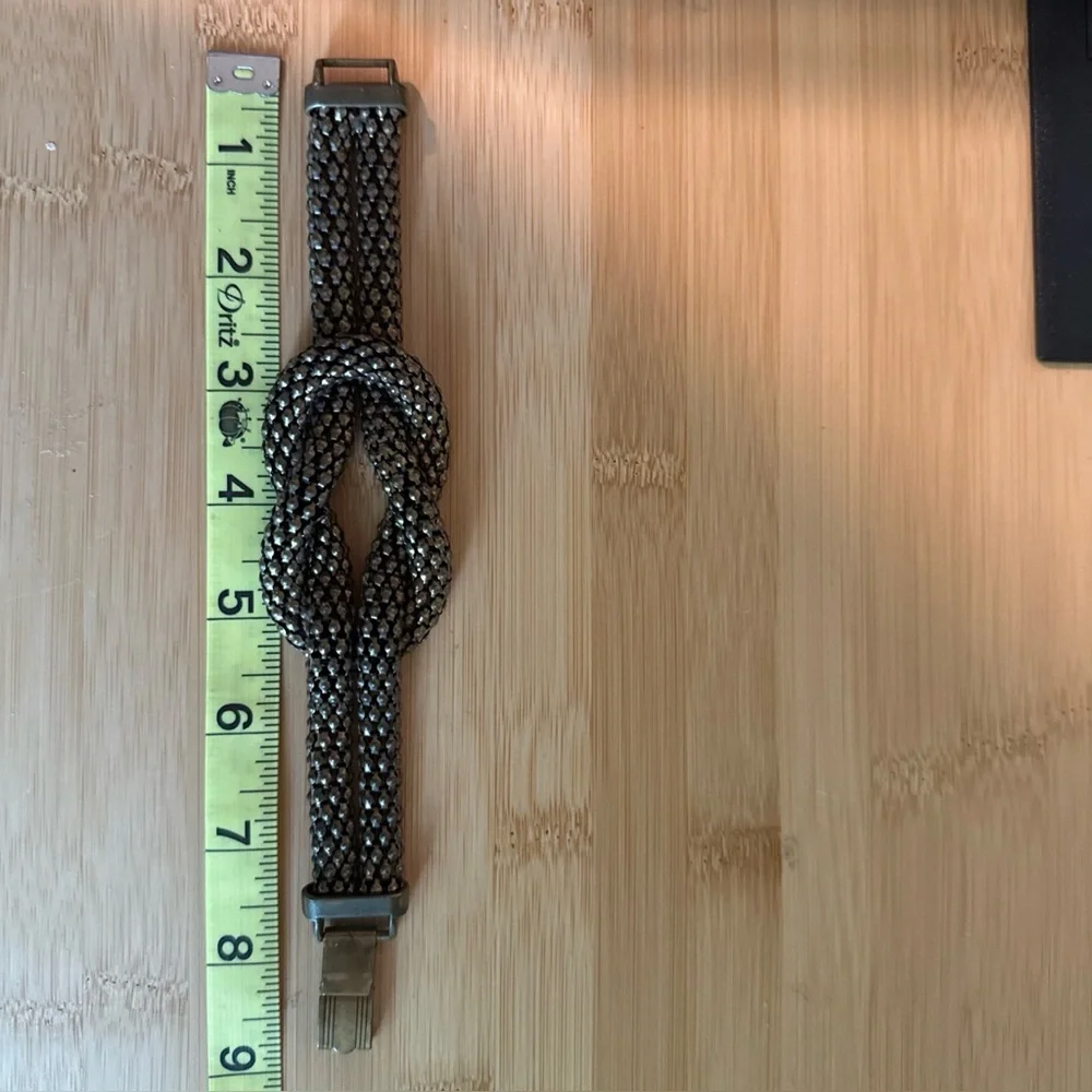 Vintage 8” Copper Love Knot Bracelet - Picture 5 of 5